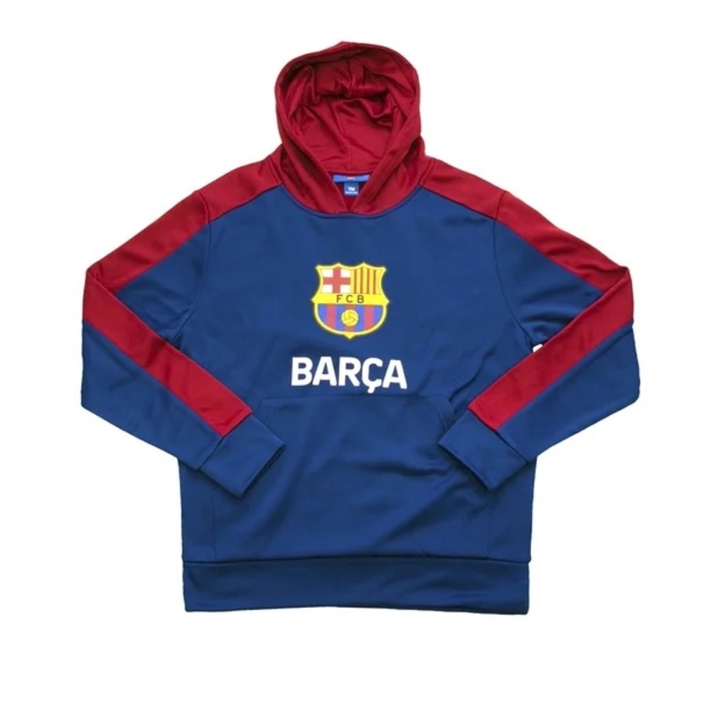 FC Barcelona BARCA Blue & Red Hoodie Sweatshirt